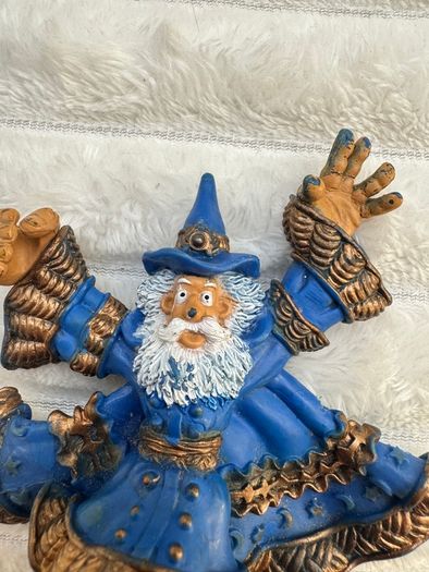 Merlin The Magician approx. 10cm figure wizard Used damaged Please see photos