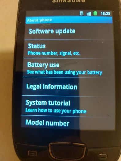Samsung Galaxy Mini, Model No. GT-S5570, in excellent working condition