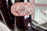 Rose Gold Plated Crystal Ring