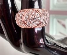 Rose Gold Plated Crystal Ring