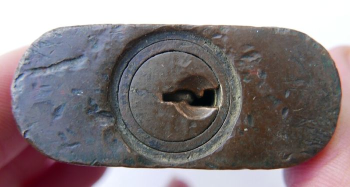 Antique Yale Brass Padlock