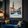 Copenhagen Wall Art Print, Travel Art Poster Image 2