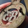 County of Dublin Glengarry cap badge.Brass.Victorian crown. Image 5