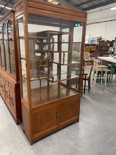 Solid Chinese Rosewood Display Cabinet