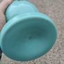 Art Deco Green Opaline Glass Vase..12.5 Inches Image 7