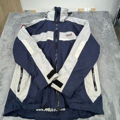 Musto Performance BR1 Sailing Waterproof Jacket Navy White Size 14