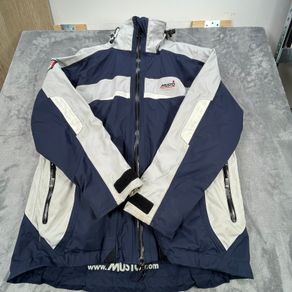 Musto Performance BR1 Sailing Waterproof Jacket Navy White Size 14