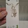 Silver-Tone Interlinked Ring Pendant Necklace Image 3