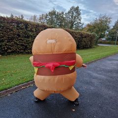 Inflatable Hamburger costume