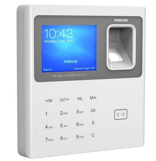 Anviz W1 Color Screen Fingerprint Time Attendance Machine