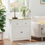 Sideboard with ample storage, Sideboard with Soft-Close doors, 2 Drawers, Adjustable Shelf, White Image 2