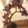Gold Yoga statue and Amethyst Tree of Life Image 3
