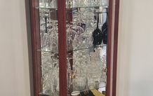 Mahogany Glass Display Cabinet
