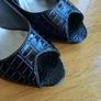 Black Lunar Peep Toe Shoes. Size 7 / 41 Image 2