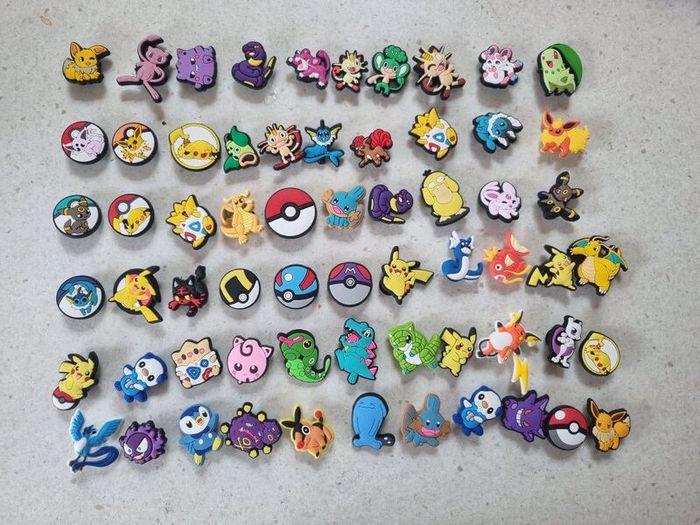 Pokemon Shoe Charms
