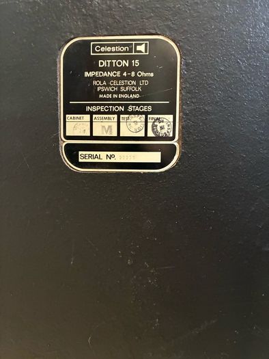 Celestion Ditton 15
