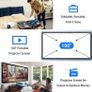 Projector with Projection Screen 1080P Full HD Supported, Upgraded 6500 Lux Video Projector Compatible with TV Stick PS4 HDMI USB AV (FREE POSTAGE Image 6