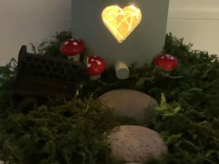 Handmade Light Up Fairy Garden