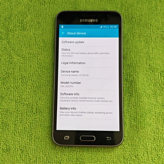 Samsung J3 2016 8GB Black Vodafone Locked