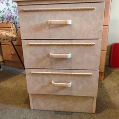 3-Drawer Bedside Locker / Nightstand