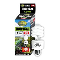 Reptile Nova Bulb For Terrariums 5.0 UVB 13W TROPICAL