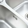Kitchen Sink Double Basin with Strainer & Trap Stainless Steel Image 2