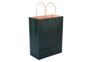 100 Dark Green Bags - 21x27cm - Free Postage