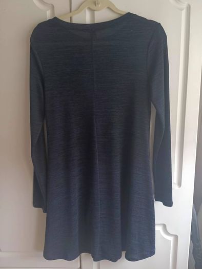 Atmosphere Navy long-sleeve knit textured dress