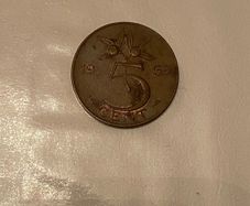 1969-1970 Dutch 5 cents