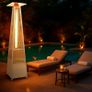 Stainless Steel Pyramid Style 13kw Propane Heater Outdoor Patio Gas Heater Image 8
