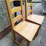 solid wood dining chairs Image 3