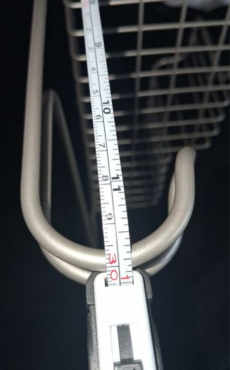 Brand New 2 Hook & Compartment Storage - Hair Dryer, Etc - Approx Size - 33cm x 30cm x 13cm  - RRP - 32.99