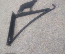 Hanging basket brackets