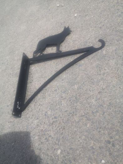 Hanging basket brackets