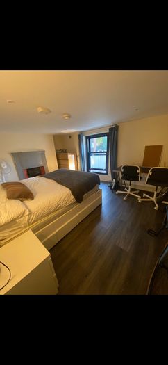 Ikea King size bed with storage