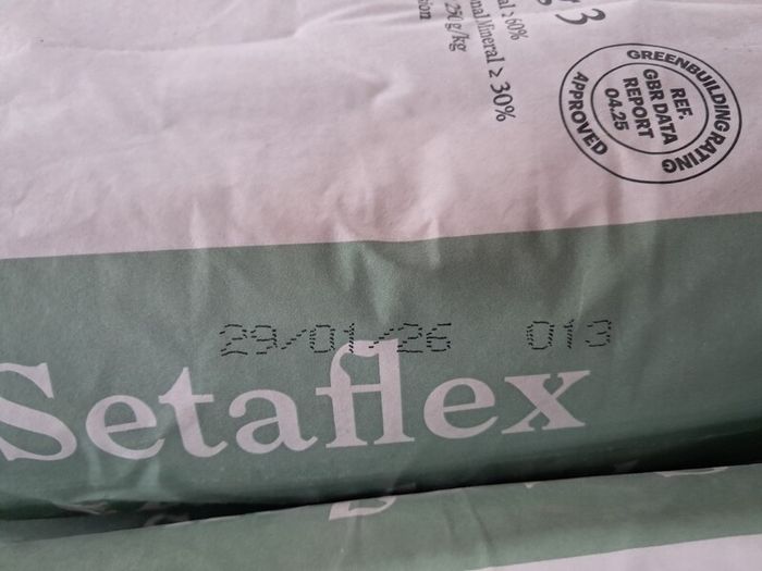 bags of tile adhesive