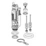 Geberit - Discharge Mechanism Geberit 290 Series, Double Discharge: Bright Chrome (282.302.21.2) Image 3