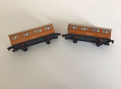 Thomas the Tank Engine Vintage Ertl passenger carriages Clarabel and Annie