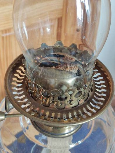 Antique oil lamps in very good condition. 305 each