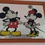 Antique Disney Mirror RARE Image 2