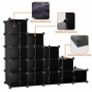 Shoe Storage 16 Cube Shoe Rack, DIY Shoe Rack Storage, Shoe Rack Organiser Shoe Storage Unit Space Saving For Hallway Bedroom (MULTIPLE COLOURS) Image 9