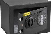 NEW SALE | Electronic Safe, 17x23x17cm (HxWxD), Carbon Satin Black