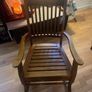 Wooden Rocking Chair Image 2