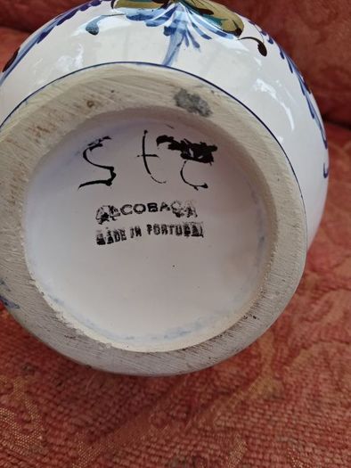 Beautiful Portuguese Vase, stamped