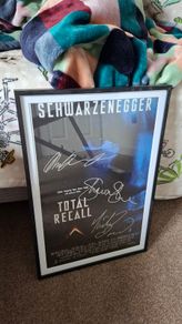Autograph Arnold Schwarzenegger Total Recall