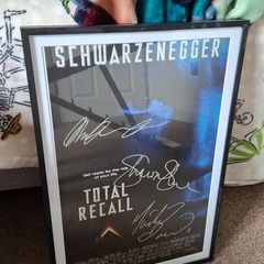 Autograph Arnold Schwarzenegger Total Recall