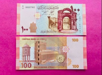 Syria. 100 Pounds  2021 ( Uncirculated )