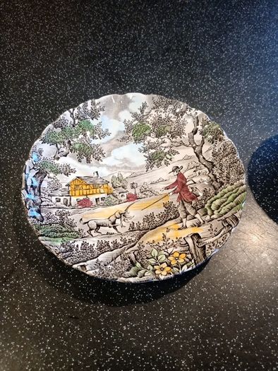 Vintage Myott The Hunter Cup and Saucer Set of 4