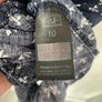 Navy bow print f&f soft women's blouse Image 4