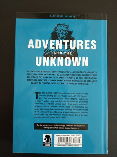 Graphic Novel - Adventures into the Unknown HC